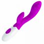 Wibrator punktu G Pretty Love Brighty silikonowy burgundowy 20 cm 30 trybów - 5